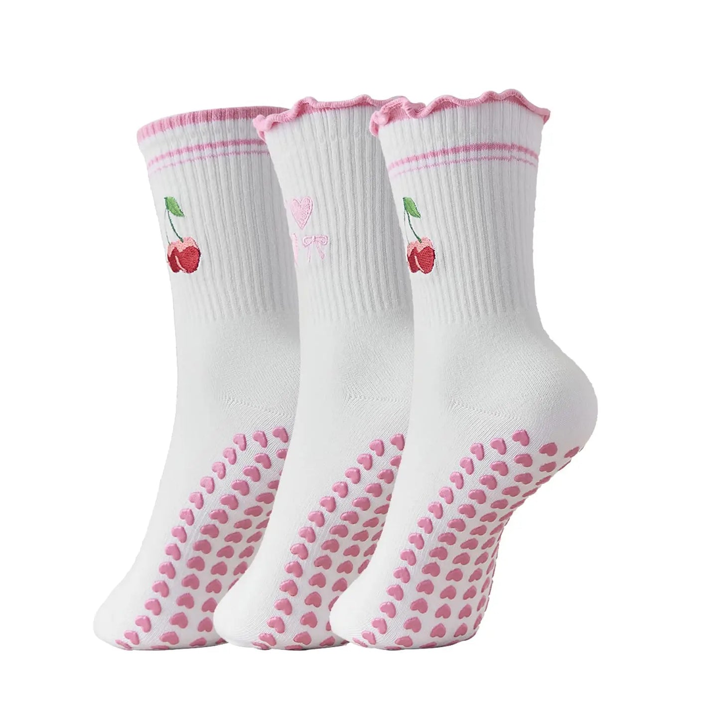 3 Paires de Chaussettes Anti-dérapante Phenyxx Yoga® 