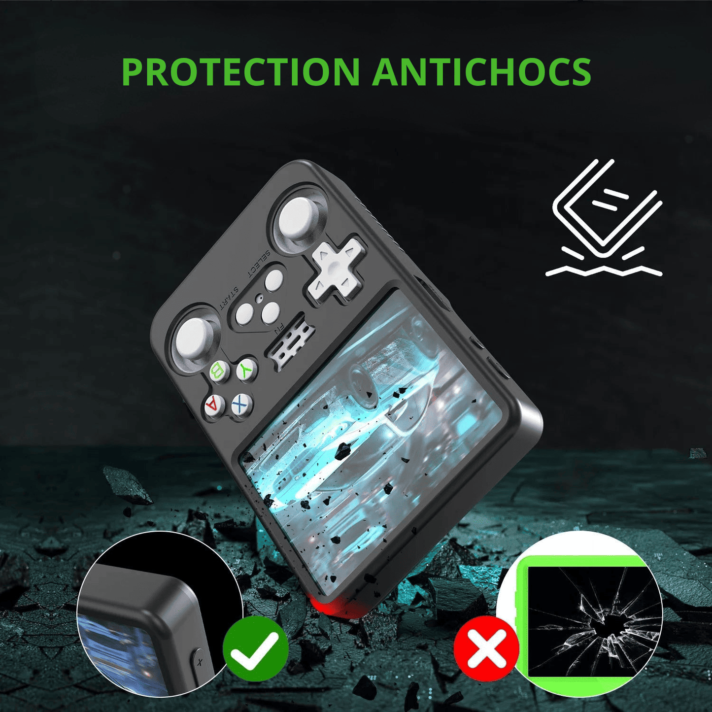 Coque en Silicone de Protection pour Console Phenyxx™